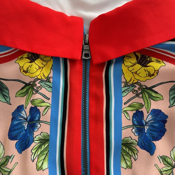 Alice Olivia Farrah collared handkerchief dress - Picture 7 of 12